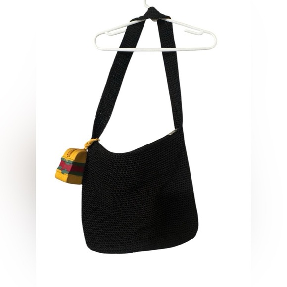 The Sak Handbags - The Sak Black Crochet Shoulder Bag